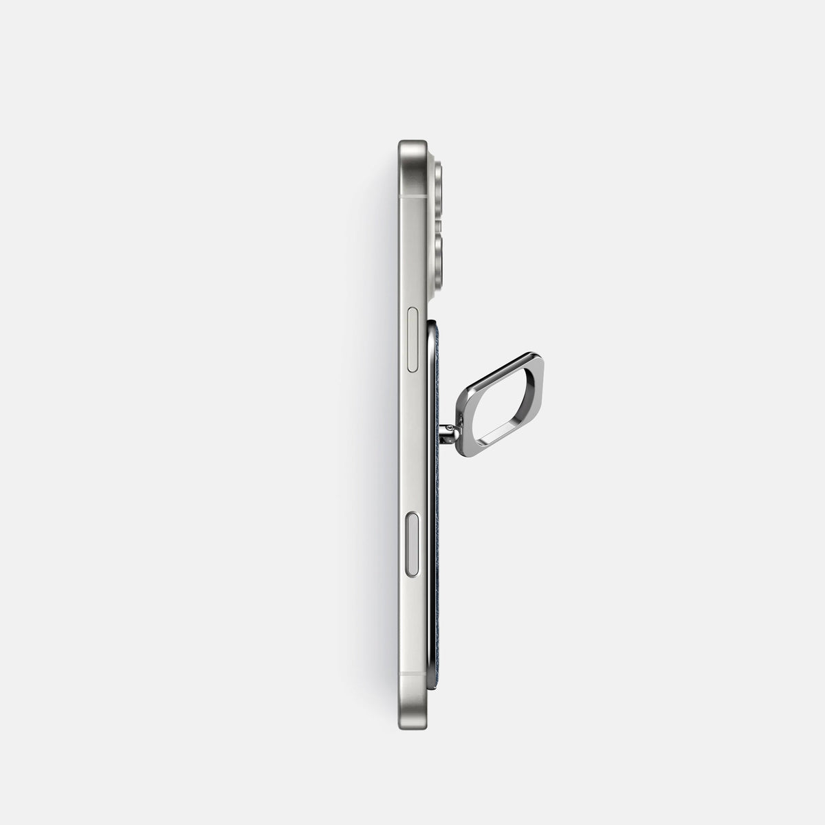 MagSafe Ring For iPhone 18 Pro In Ostrich -3 | Navy-Blue-Steel