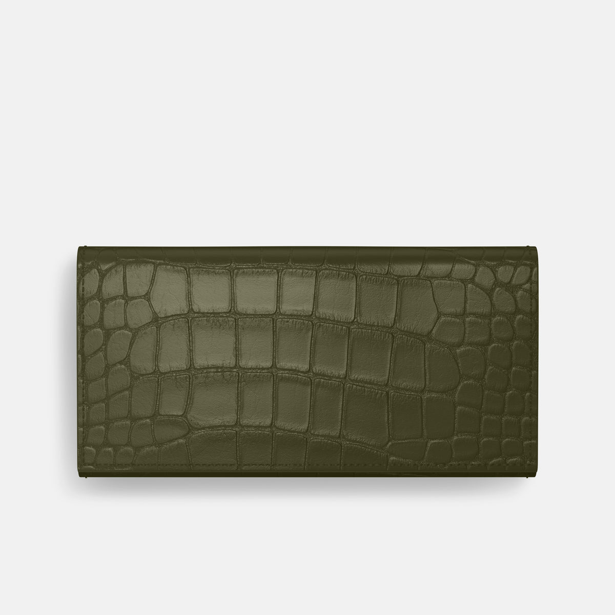 Wallet Case For iPhone 17 Air In Alligator -3 | Kaki-Green