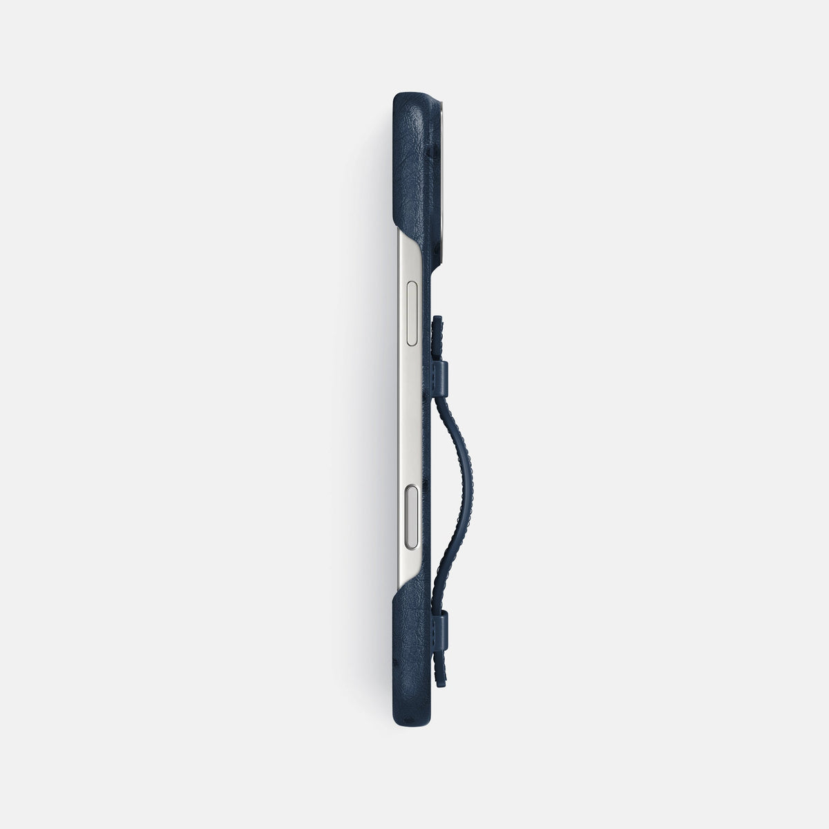 Handle Case For iPhone 18 Pro Max In Ostrich -3 | Navy-Blue-Steel