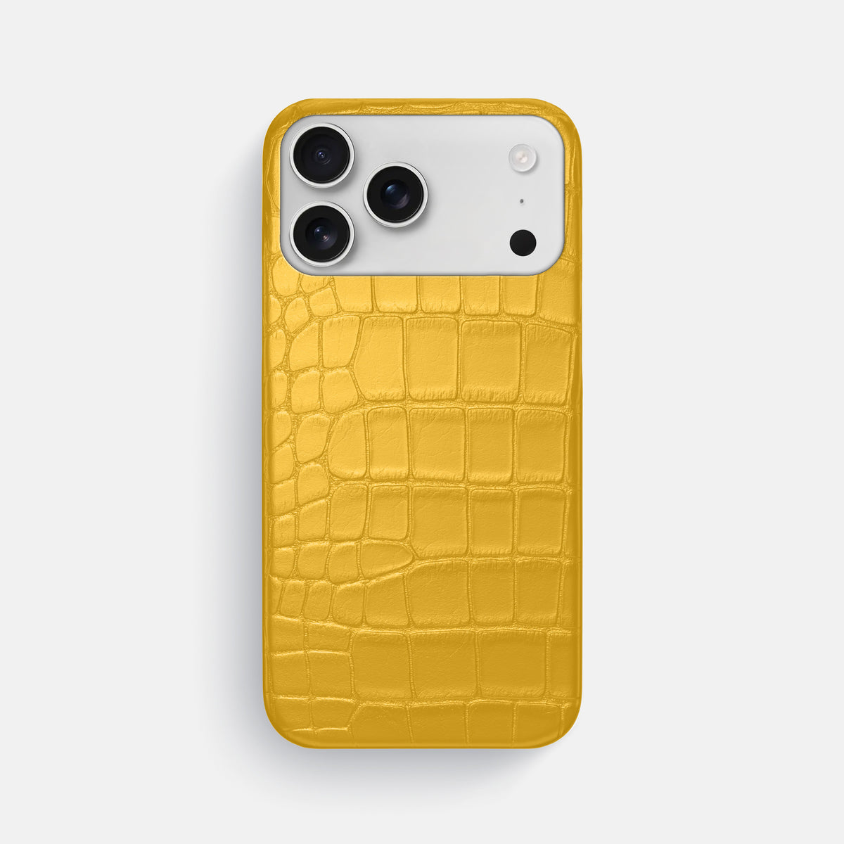 Slim Case For iPhone 17 Pro Max In Alligator -1 | Yellow