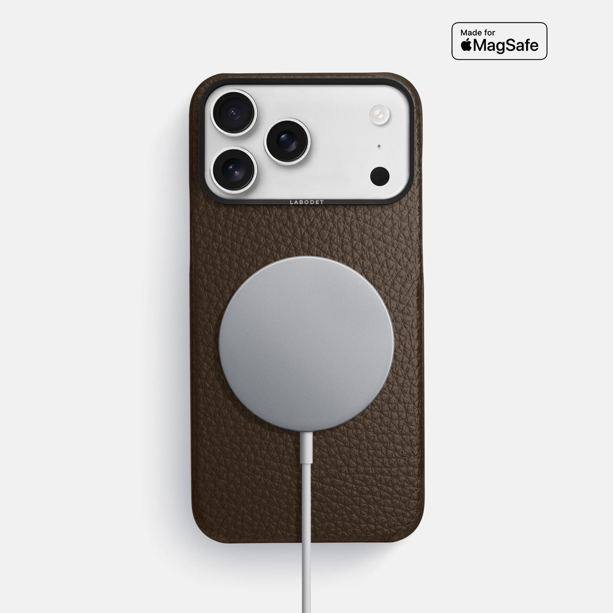 Classic Case For iPhone 18 Pro Max In Calf -5 | Dark-Brown-Black