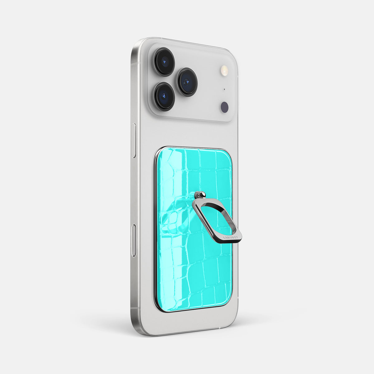 MagSafe Ring For iPhone 17 Pro Max In Shiny Alligator -1 | Mint-Steel