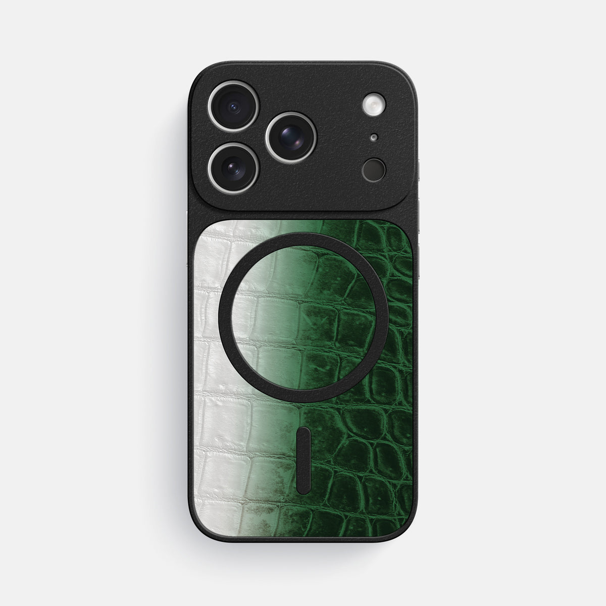MagSafe Mask For iPhone 17 Pro Max In Himalayan Crocodile -3 | Green