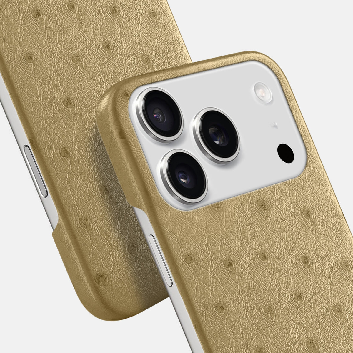 Slim Case For iPhone 18 Pro In Ostrich -6 | Desert-Sand