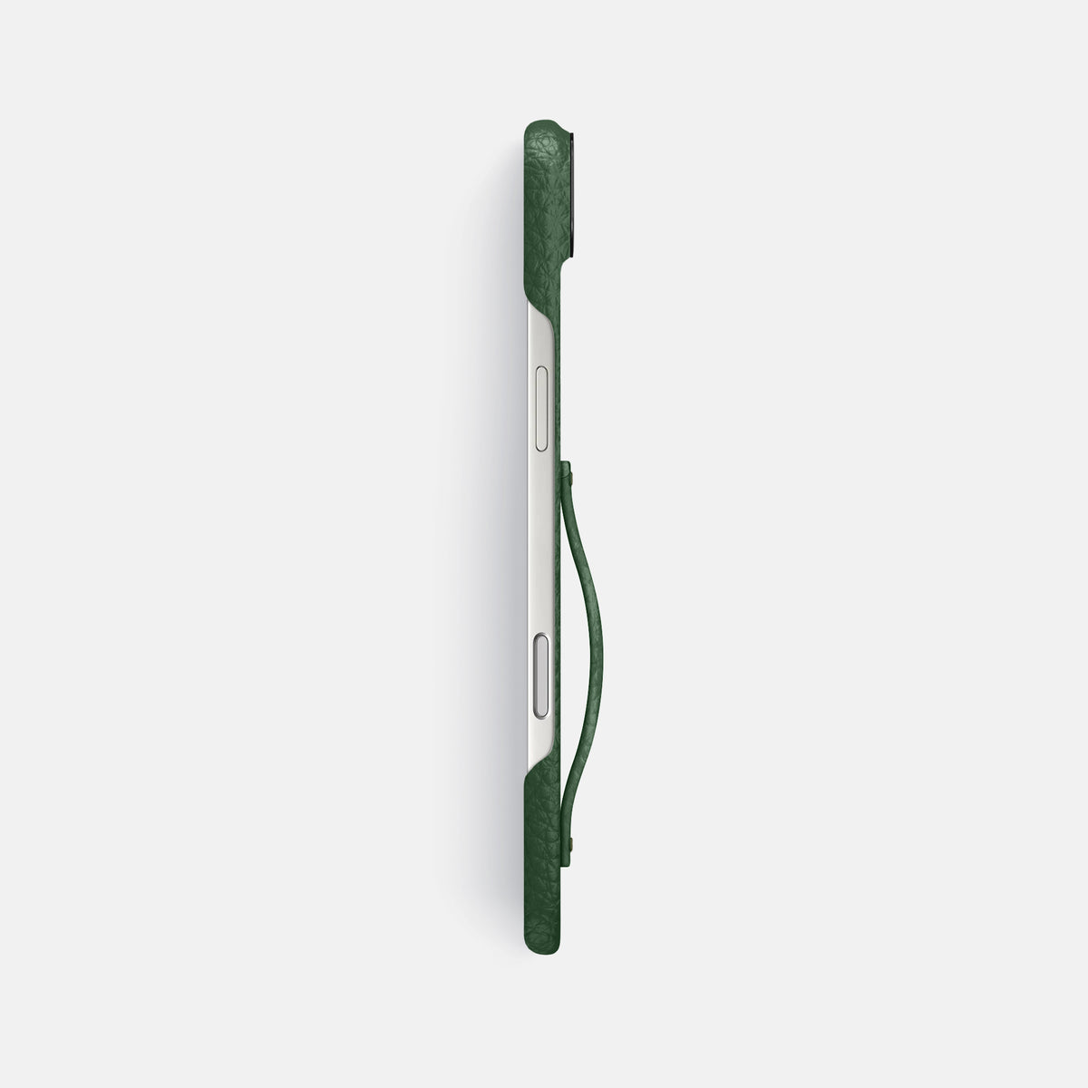 Finger Case For iPhone 17 Air In Calf -3 | Dark-Green-Black