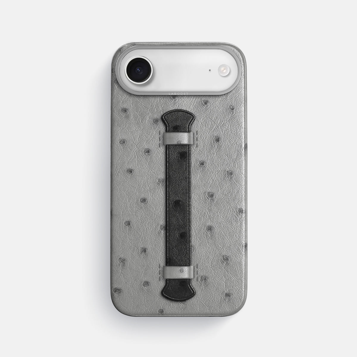 Center Handle Coloré For iPhone 17 Air In Ostrich -1 | Silver-Steel