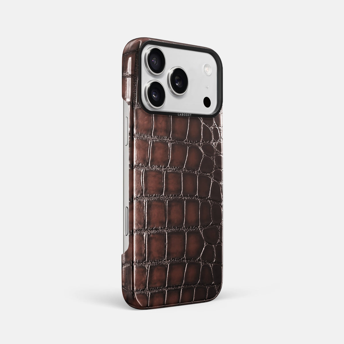 Classic Case For iPhone 18 Pro Max In Patina Alligator -2 | Havana-Brown-Black
