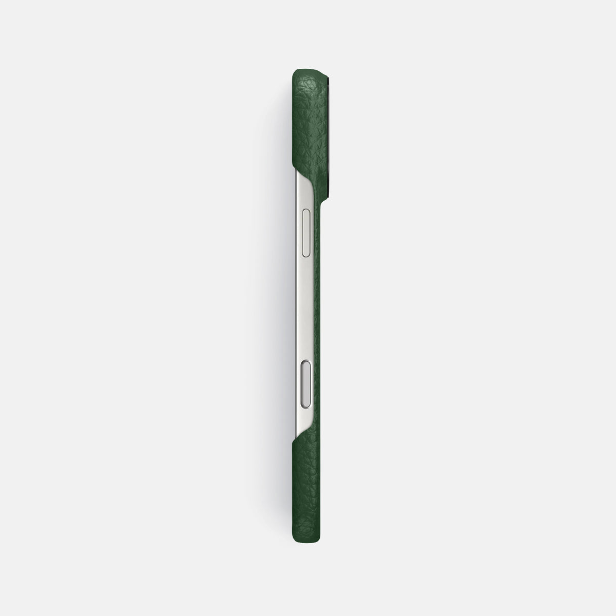 Classic Case For iPhone 17 Pro Max In Calf -3 | Dark-Green-Black