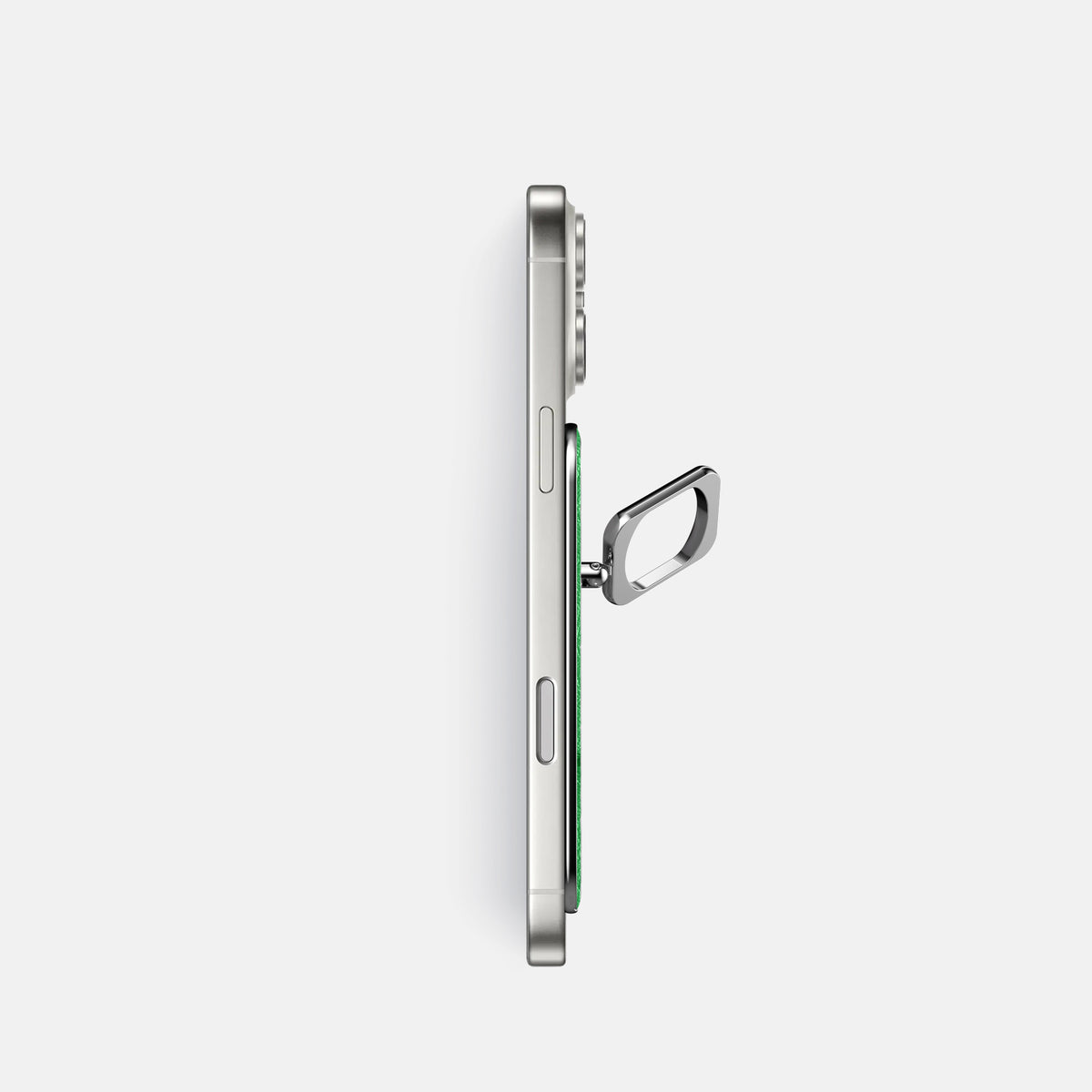 MagSafe Ring For iPhone 17 Pro In Ostrich -3 | Kentucky-Green-Steel