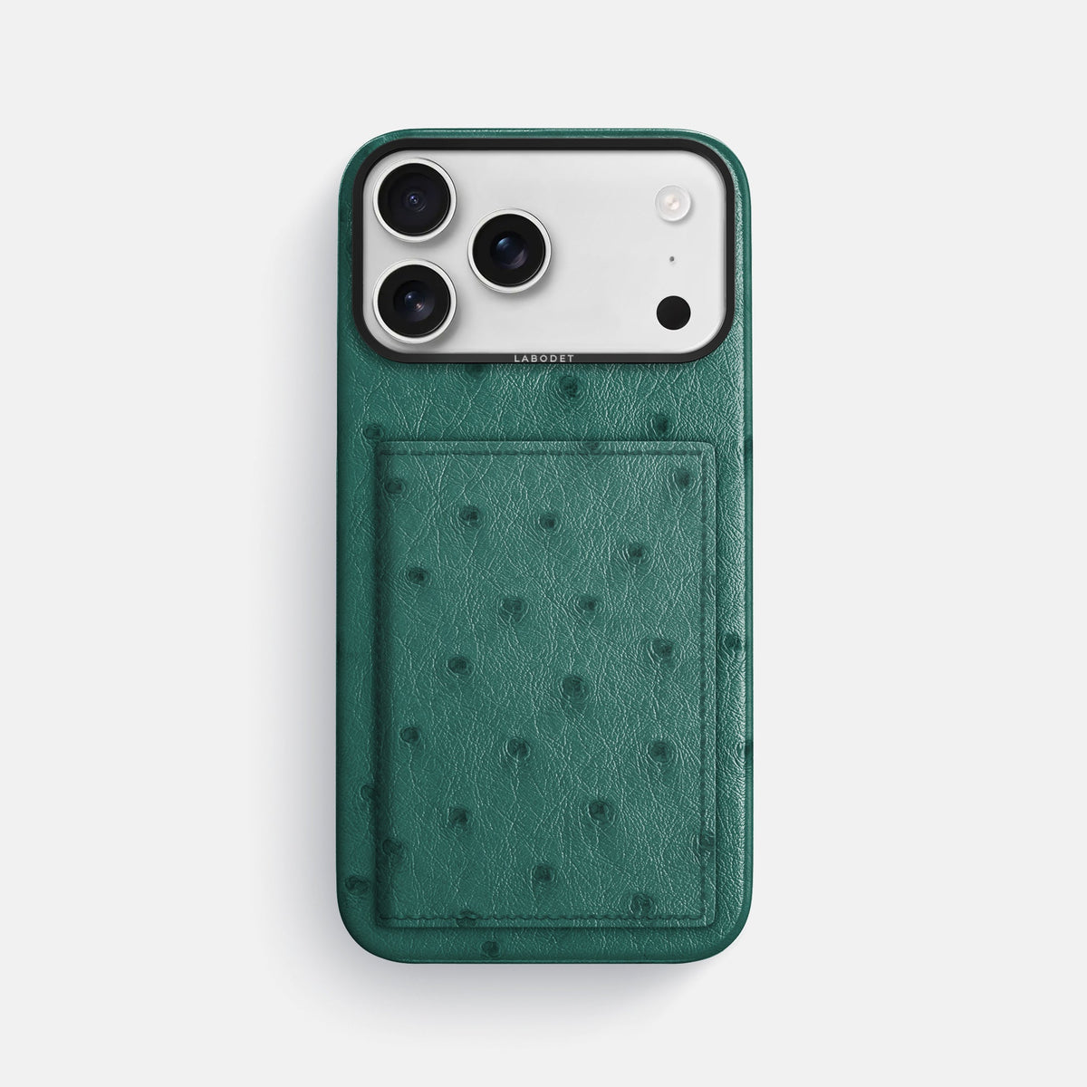 Bi-Fold Case For iPhone 18 Pro Max In Ostrich -1 | Forest-Green-Black