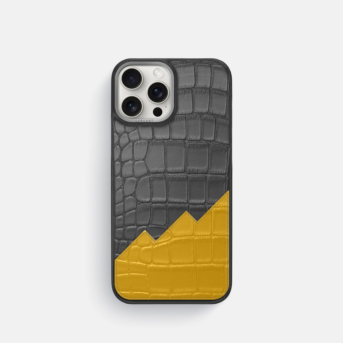 Classic Case With UpOnly For iPhone 16 Pro In Alligator -1 | Grey-Steel