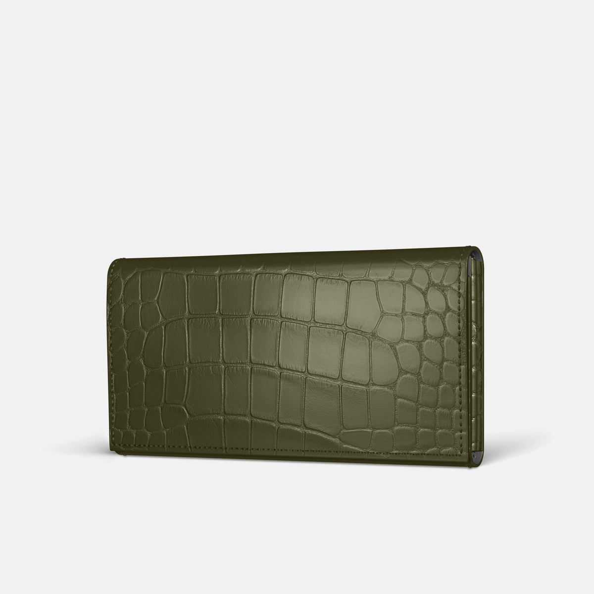 Wallet Case For iPhone 17 Pro In Alligator -1 | Kaki-Green