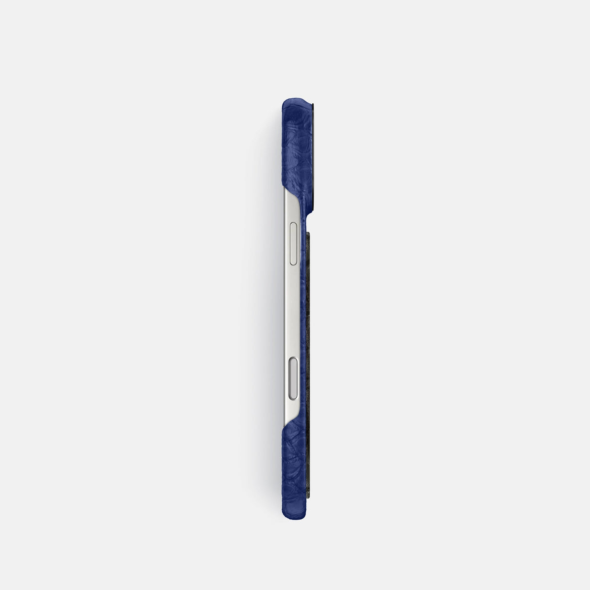 Classic Case With Carbon Dragon For iPhone 18 Pro In Python -3 | Royal-Blue-Black