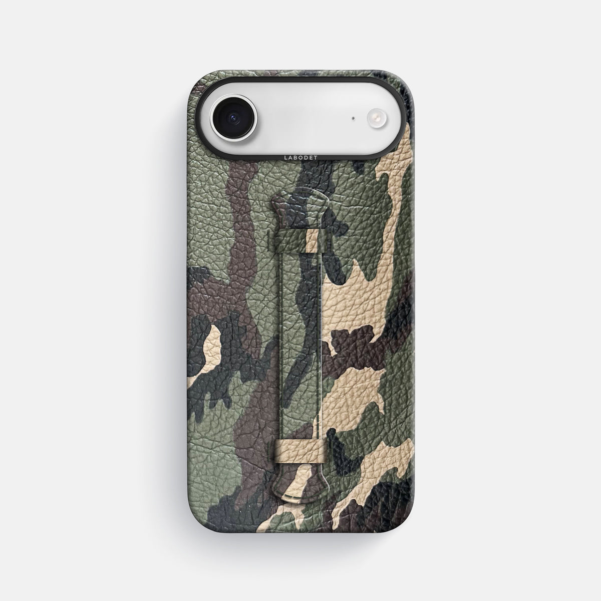 Center Handle For iPhone 17 Air In Calf -1 | Camouflage-Black