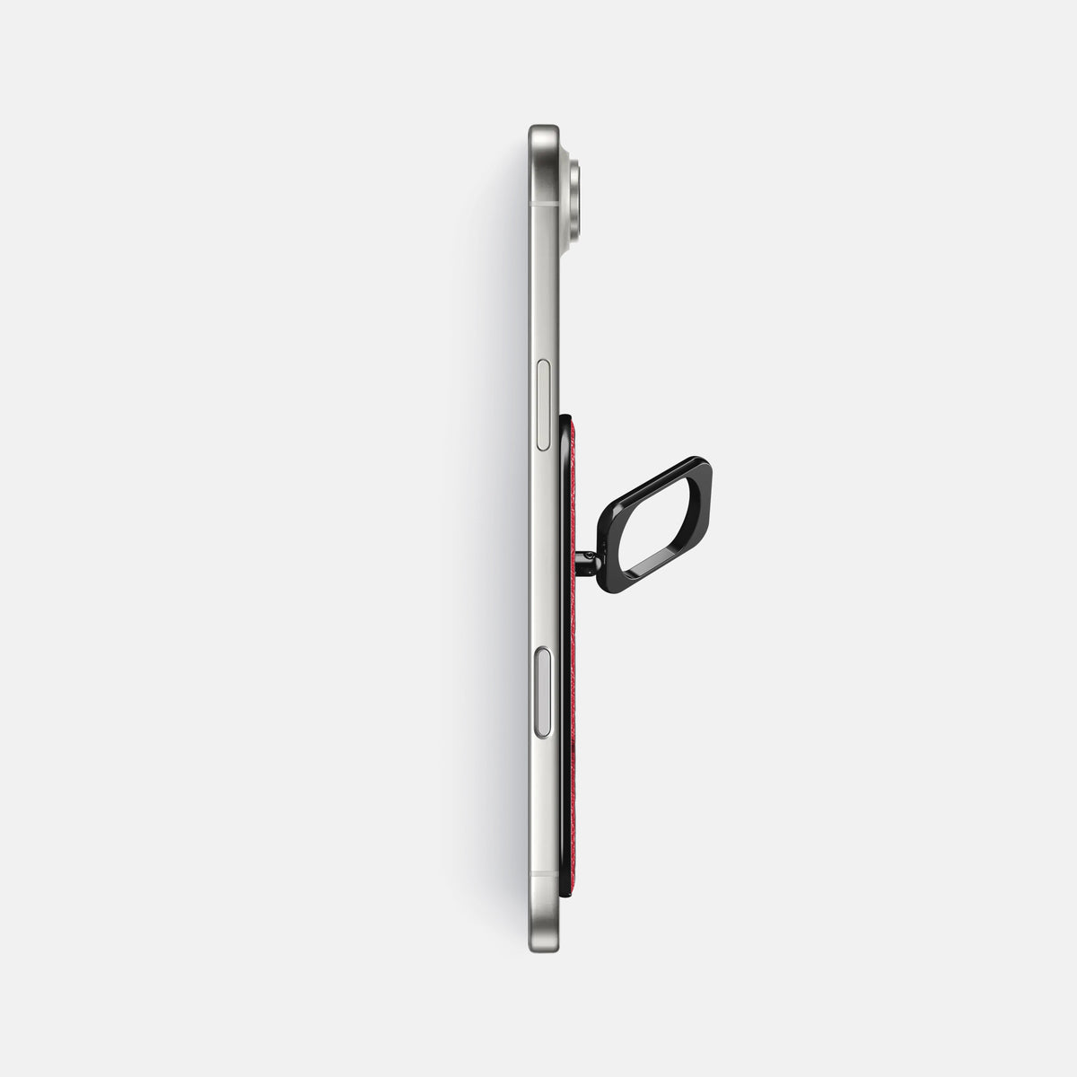 MagSafe Ring For iPhone 17 Air In Ostrich -3 | Red-Black