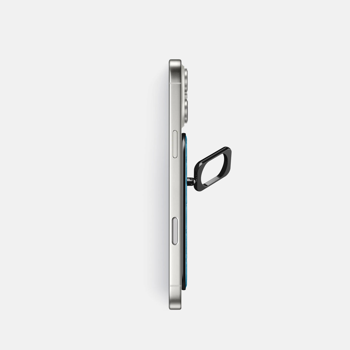 MagSafe Ring For iPhone 17 Pro In Alligator -3 | Curaçao-Blue-Black