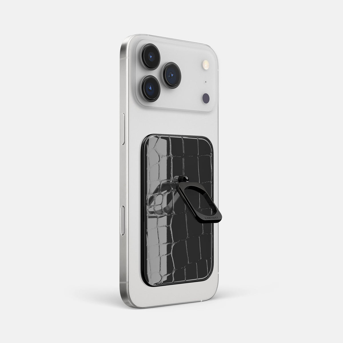 MagSafe Ring For iPhone 18 Pro Max In Shiny Alligator -1 | Black-Black