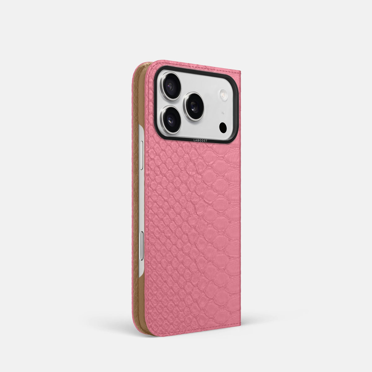 Folio Case For iPhone 18 Pro In Python -1 | Pink-Black