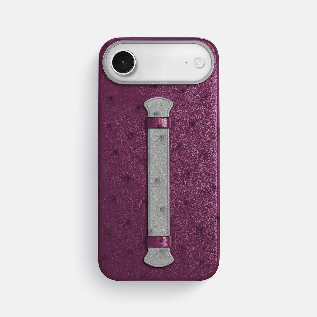 Center Handle Coloré For iPhone 17 Air In Ostrich -1 | Purple-Steel