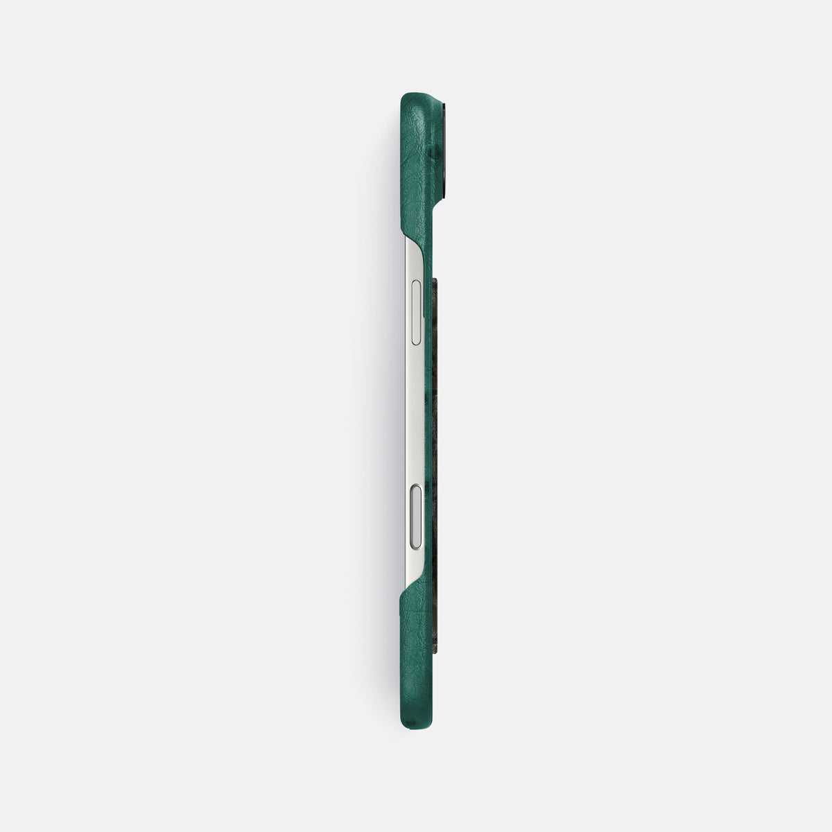 Classic Case With Carbon Dragon For iPhone 17 Air In Ostrich -3 | Forest-Green-Black