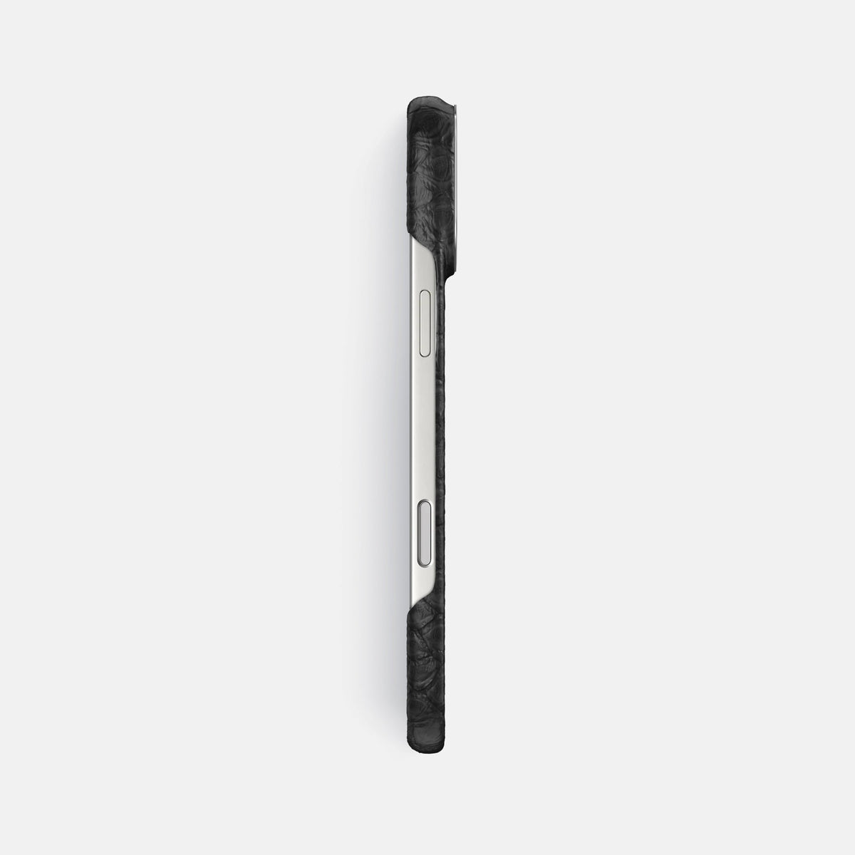 Classic Case For iPhone 18 Pro Max In Python -3 | Black-Steel