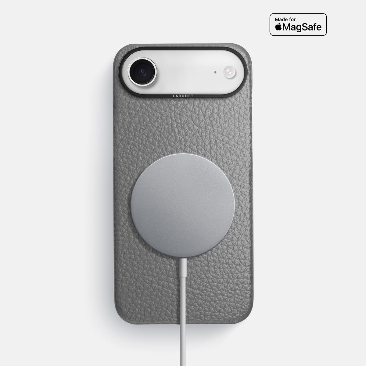 Classic Case For iPhone 17 Air In Calf -5 | Souris-Black