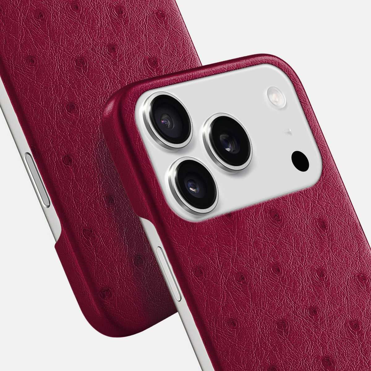 Slim Case For iPhone 18 Pro In Ostrich -6 | Bordeaux