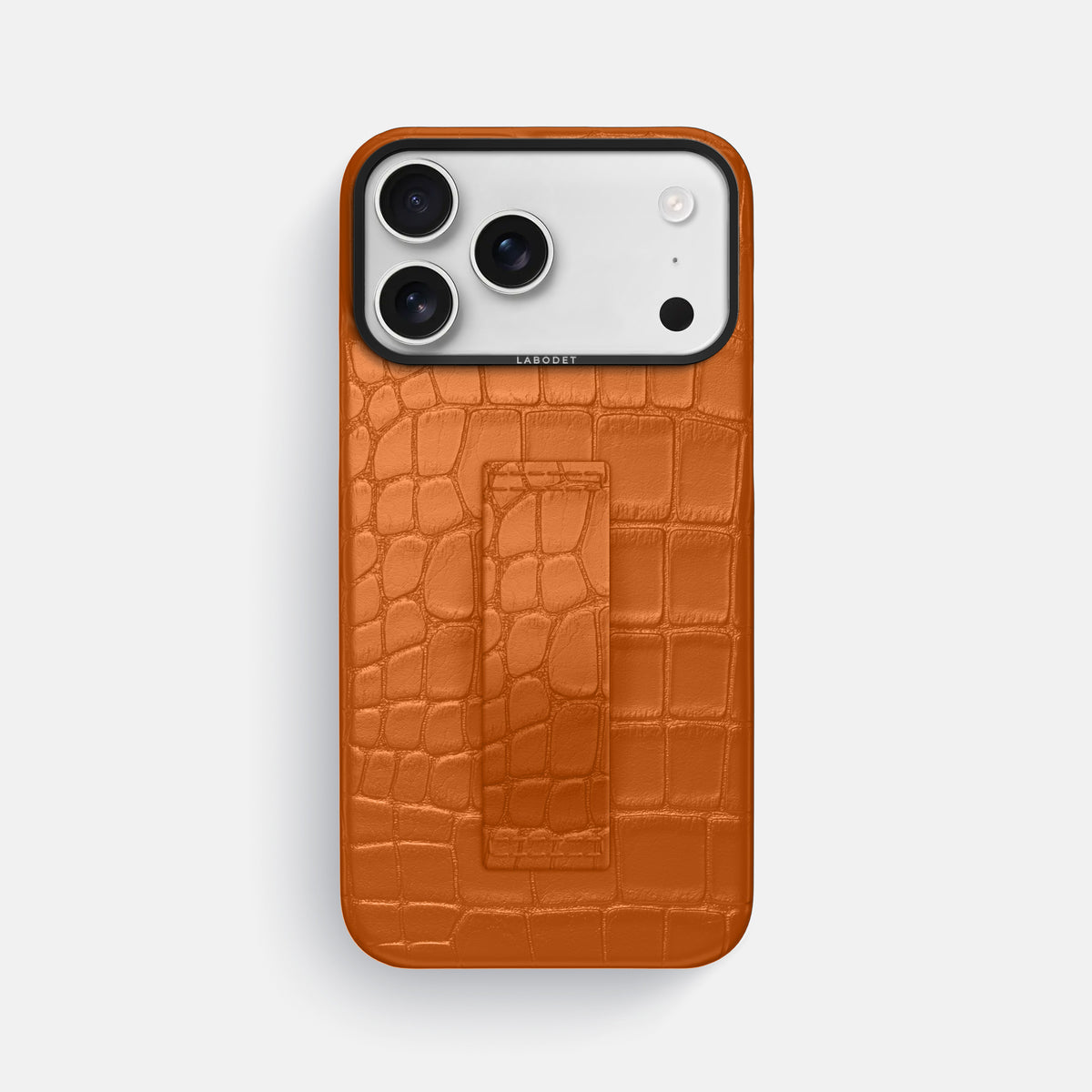 Finger Case For iPhone 17 Pro Max In Alligator -1 | Orange-Black