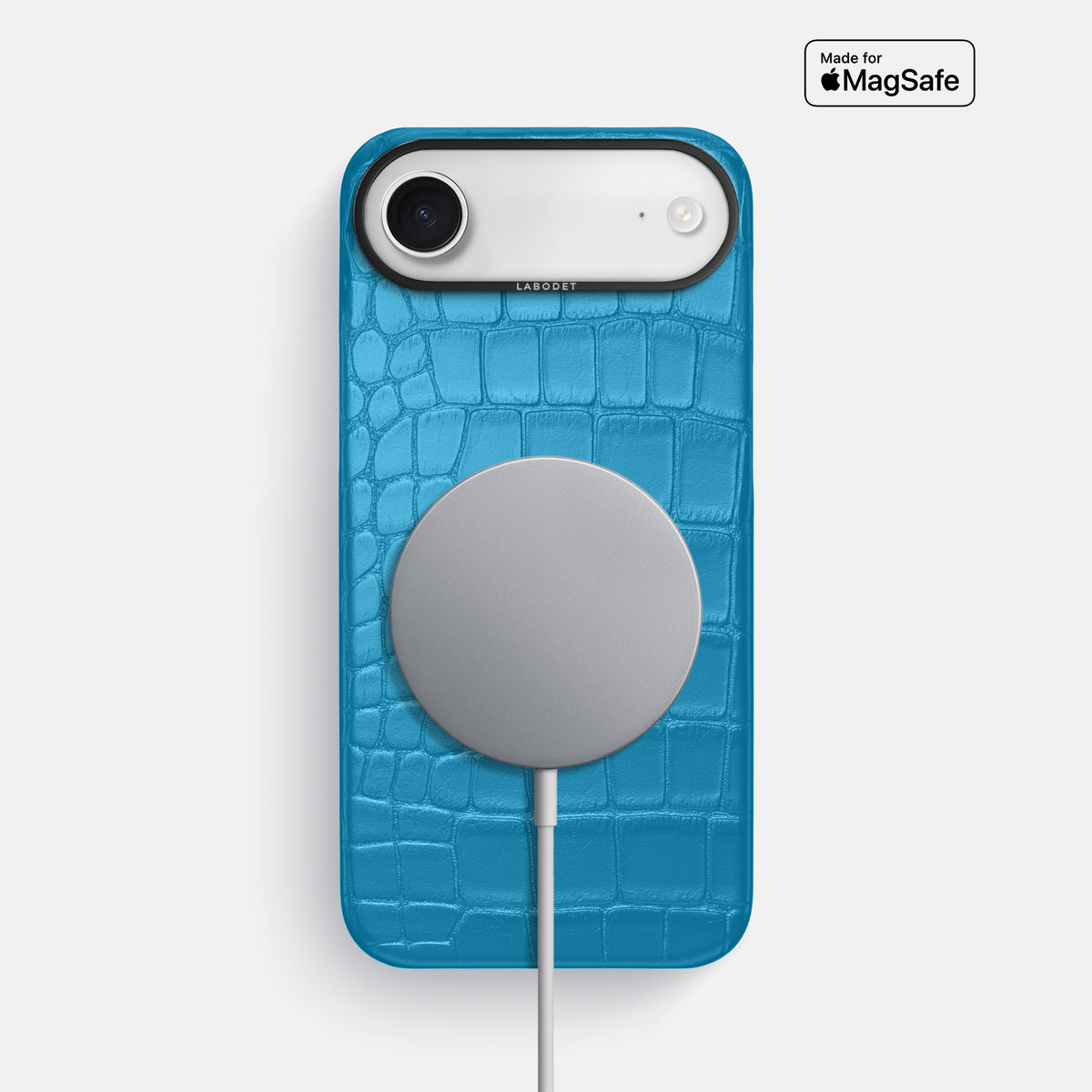 Classic Case For iPhone 17 Air In Alligator -5 | Curaçao-Blue-Black