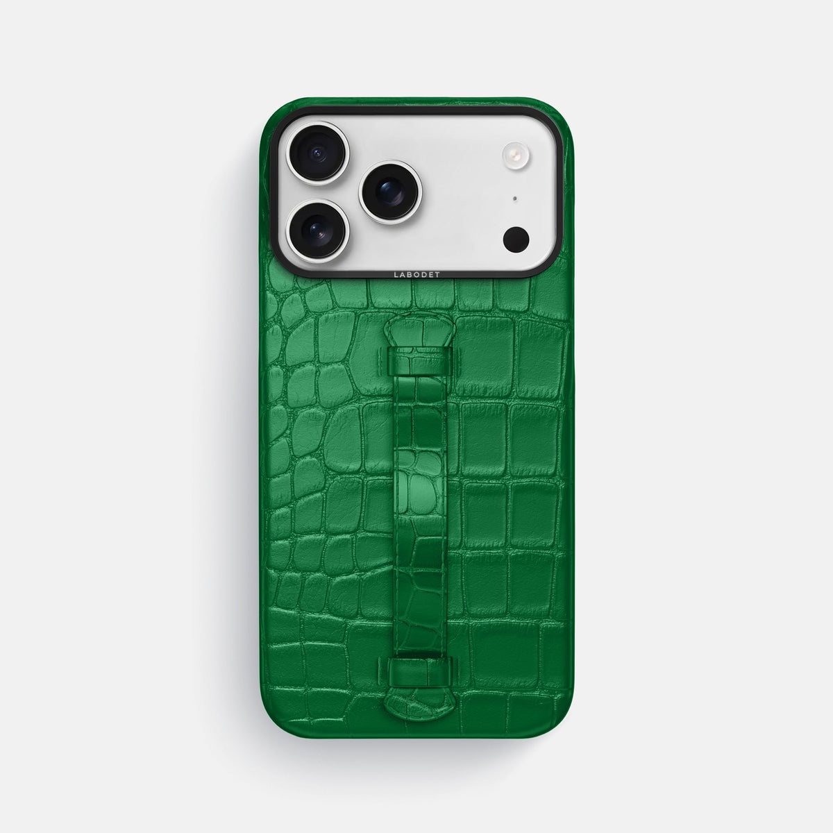 Center Handle For iPhone 18 Pro Max In Alligator -2 | Forest-Green-Black