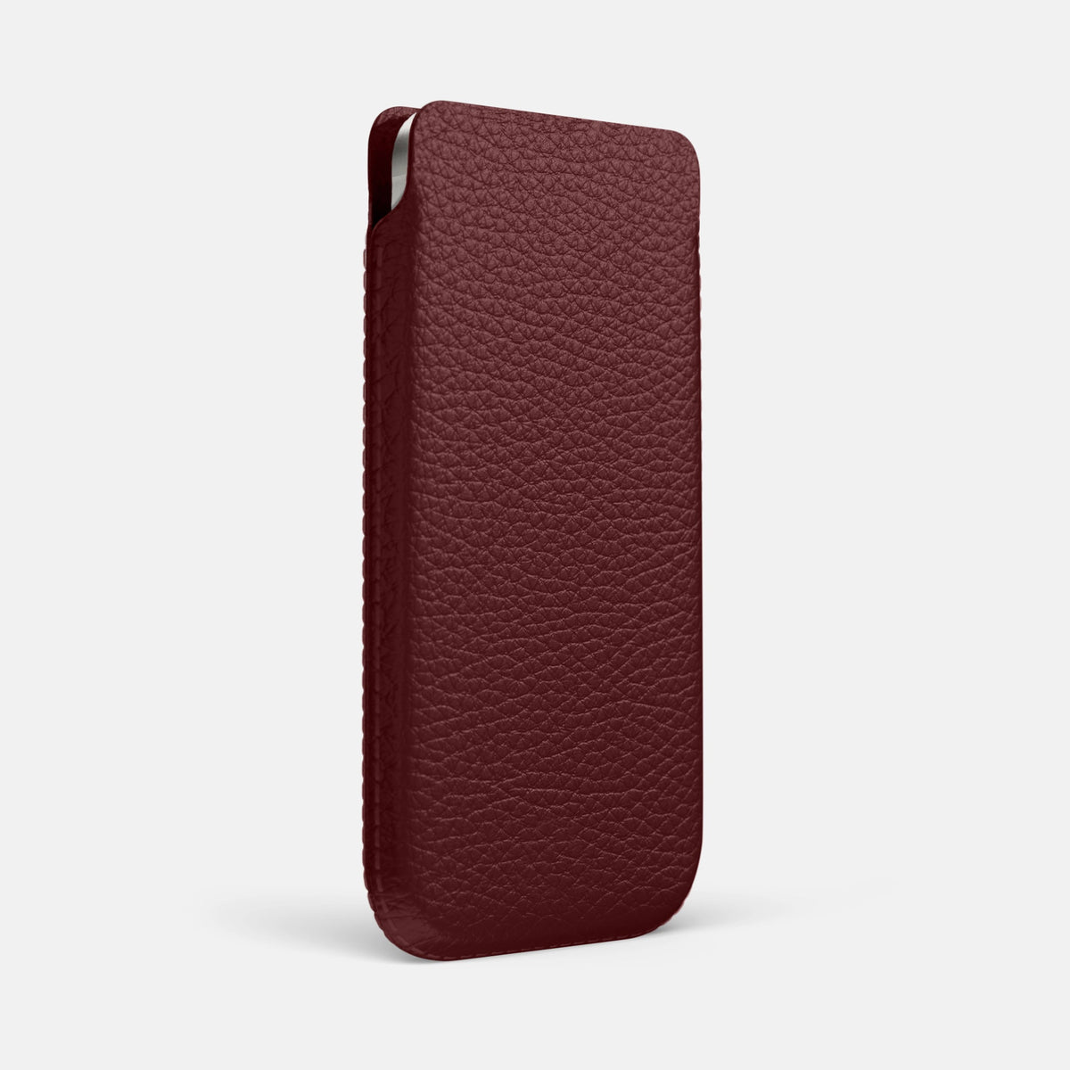 Pouch Case For iPhone 18 Pro Max In Calf -2 | Bordeaux