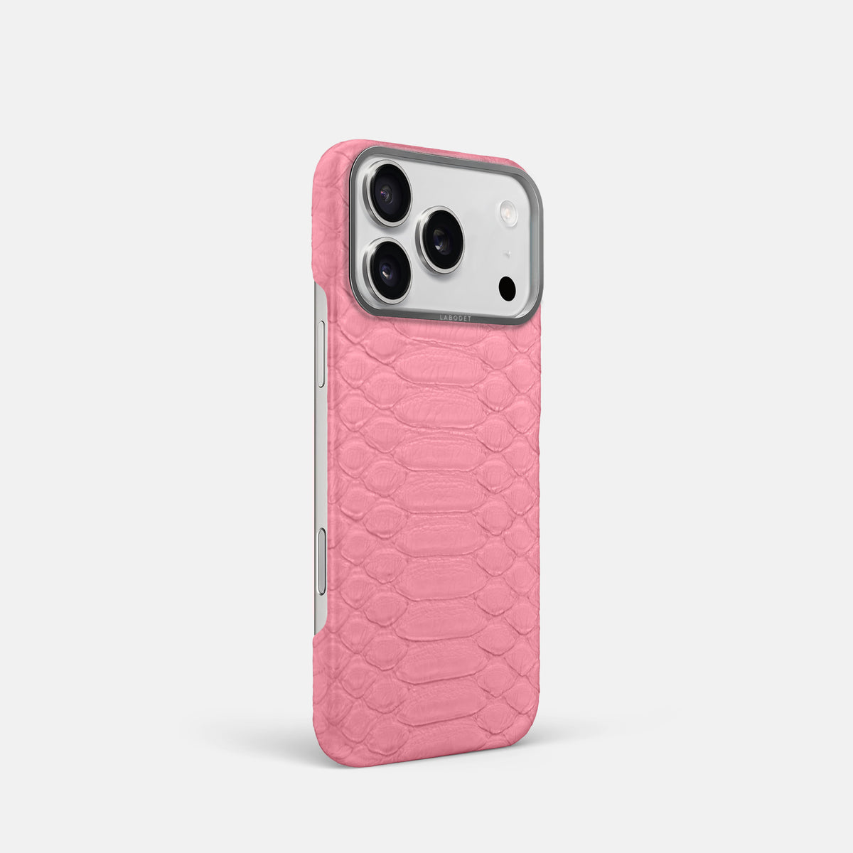 Classic Case For iPhone 17 Pro In Python -2 | Pink-Steel