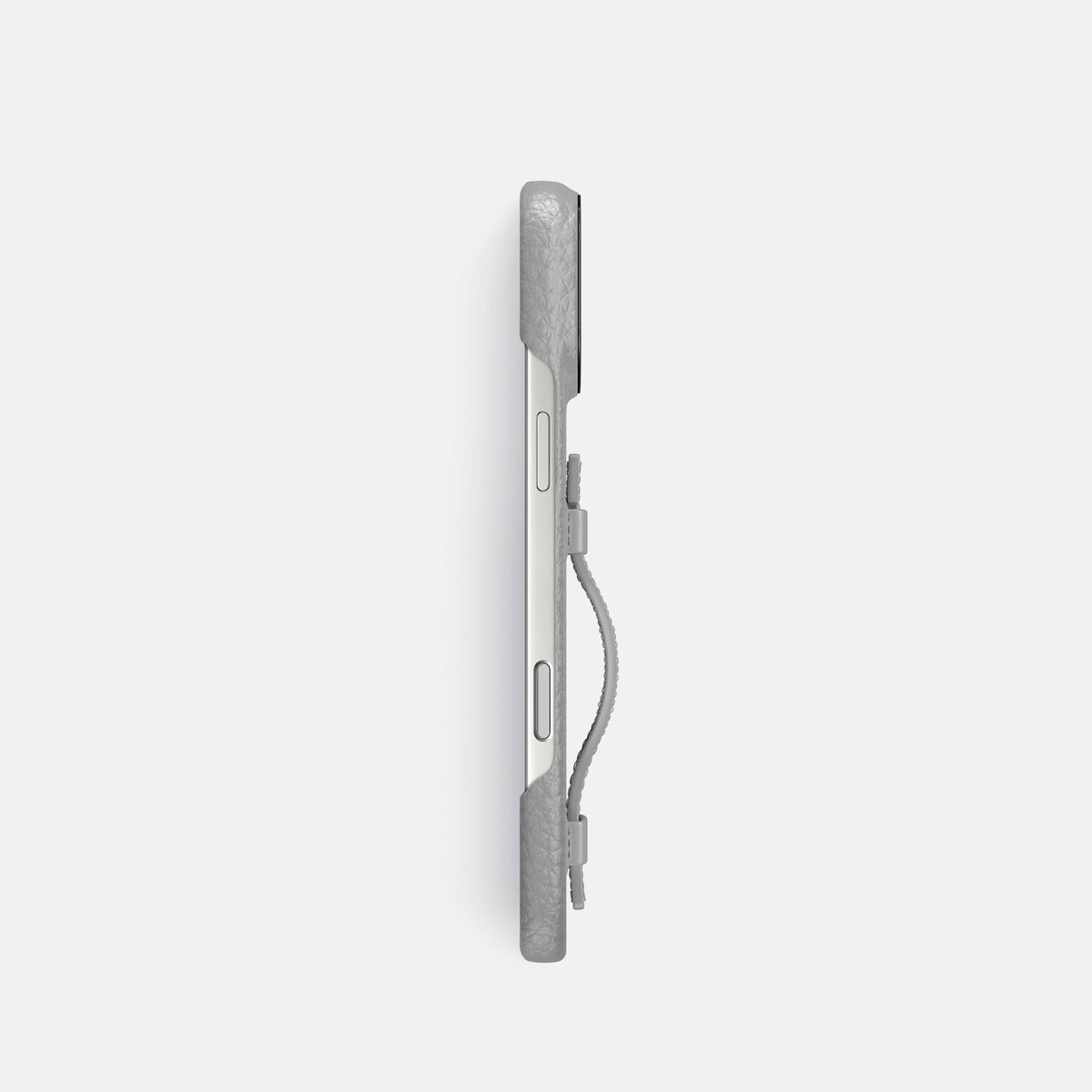 Handle Case For iPhone 18 Pro In Calf -3 | Nuage-Black