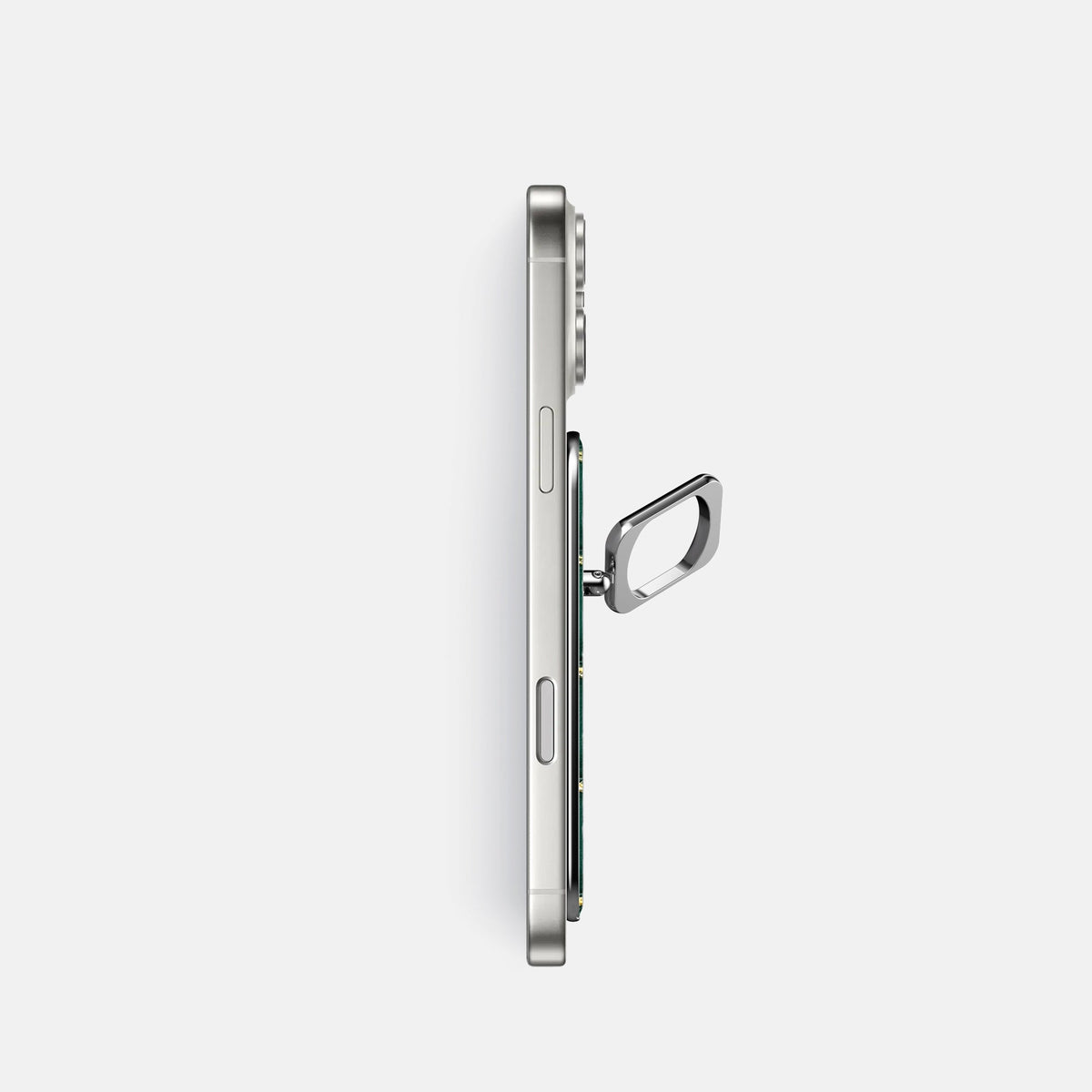 MagSafe Ring For iPhone 18 Pro In Patina Alligator -3 | Cambridge-Steel