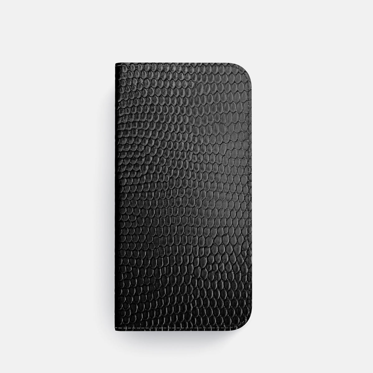 Folio Case For iPhone 18 Pro In Lizard -4 | Black-Steel