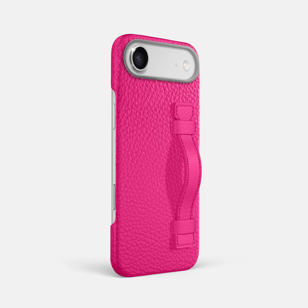 Handle Case For iPhone 17 Air In Calf -2 | Magenta-Steel