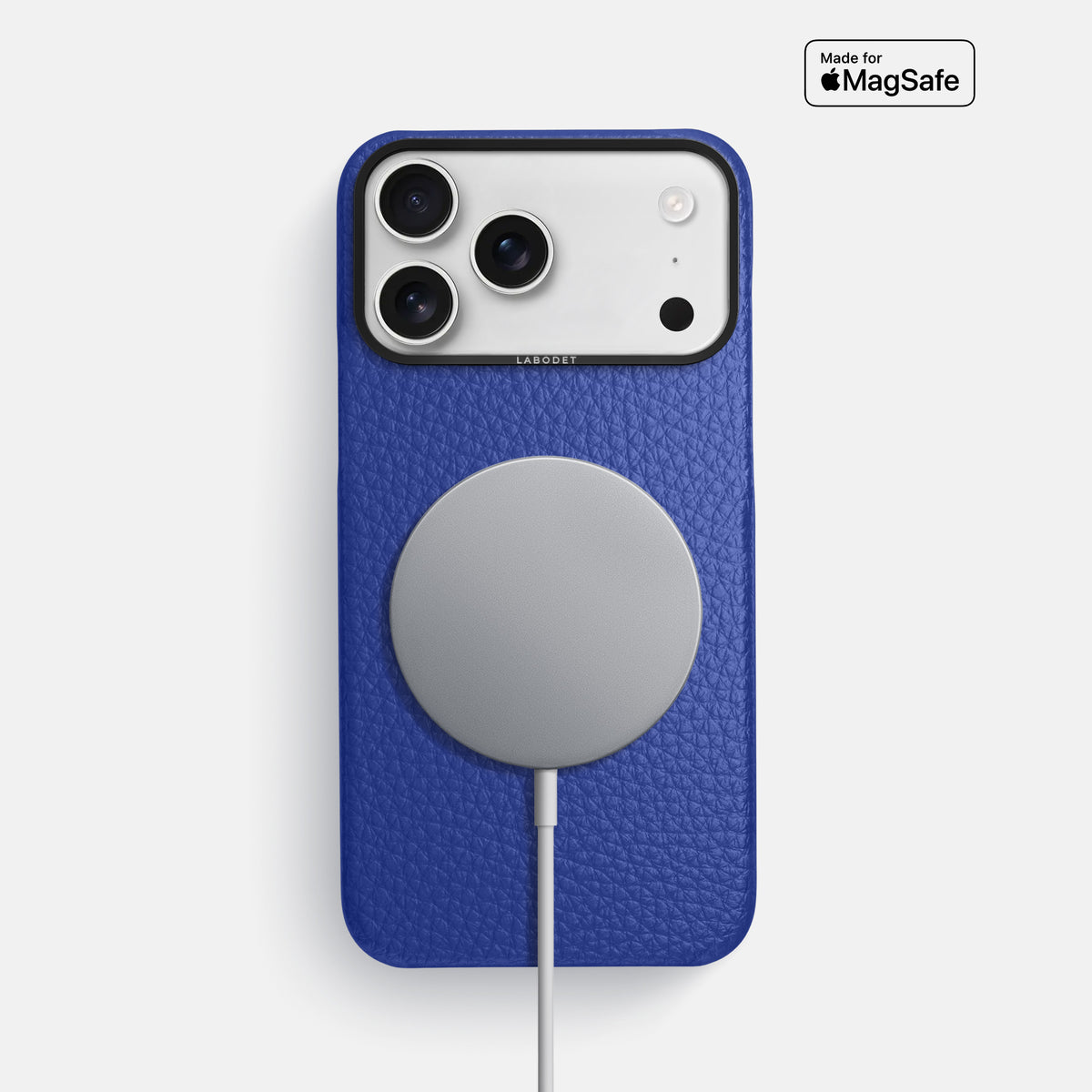 Classic Case For iPhone 17 Pro Max In Calf -5 | Royal-Blue-Black