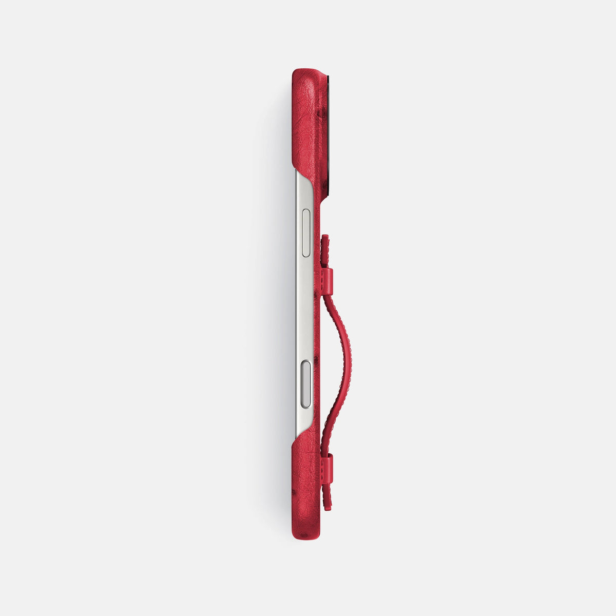 Handle Case For iPhone 18 Pro Max In Ostrich -3 | Red-Black