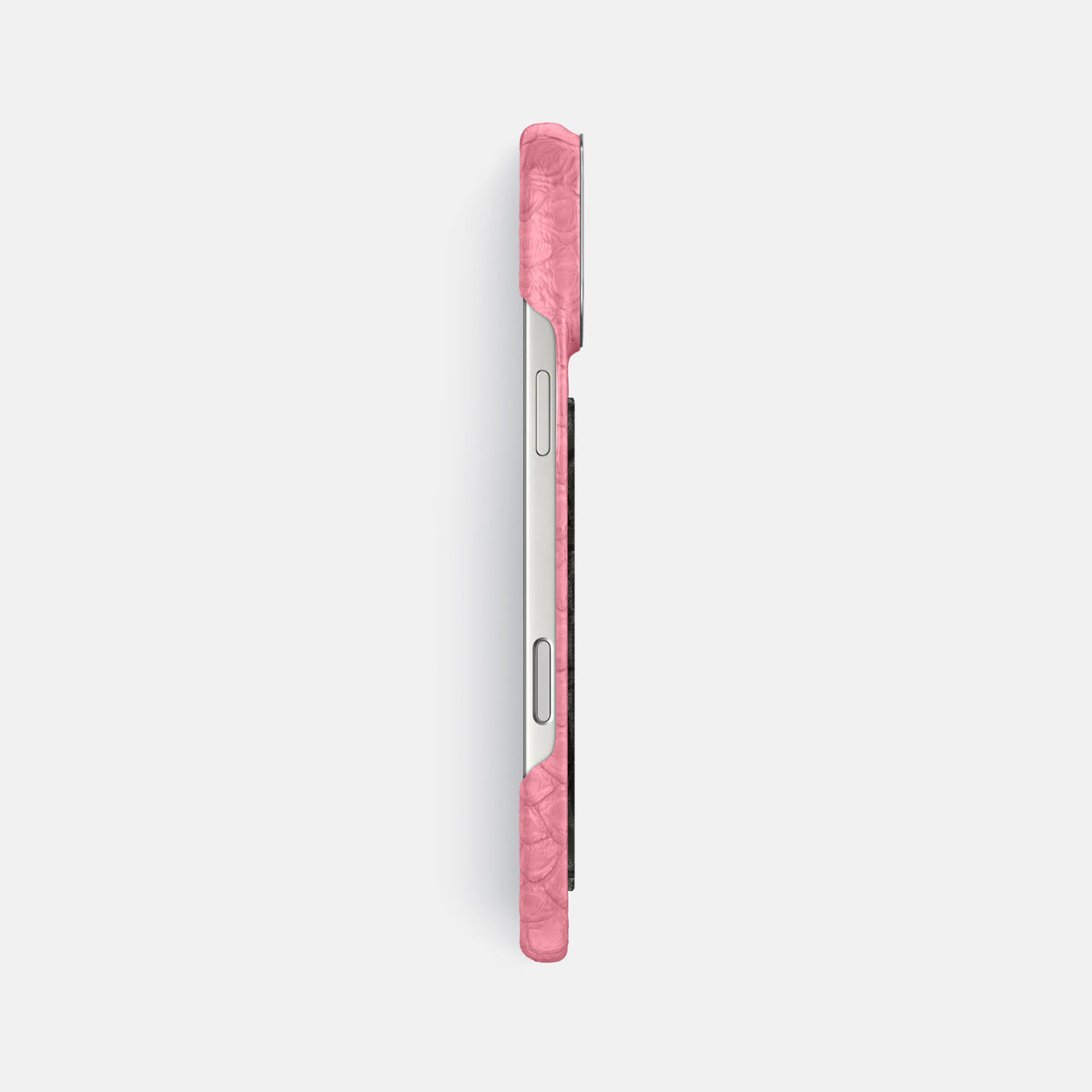 Classic Case With Carbon Dragon For iPhone 17 Pro Max In Python -3 | Pink-Steel