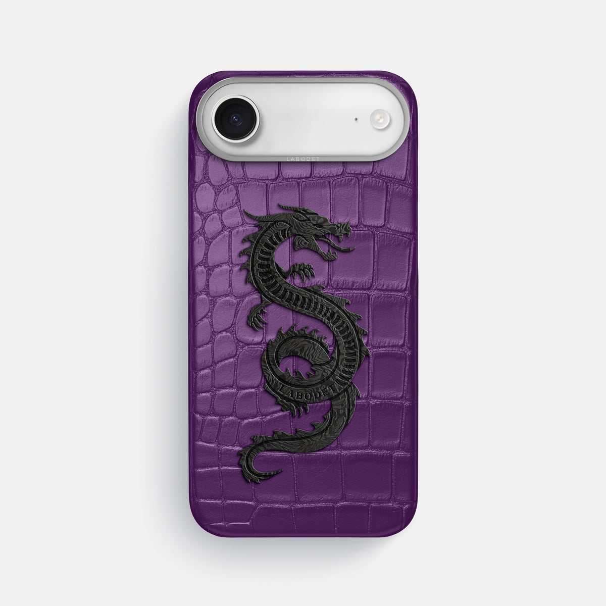 Classic Case With Carbon Dragon For iPhone 17 Air In Alligator -1 | Purple-Steel