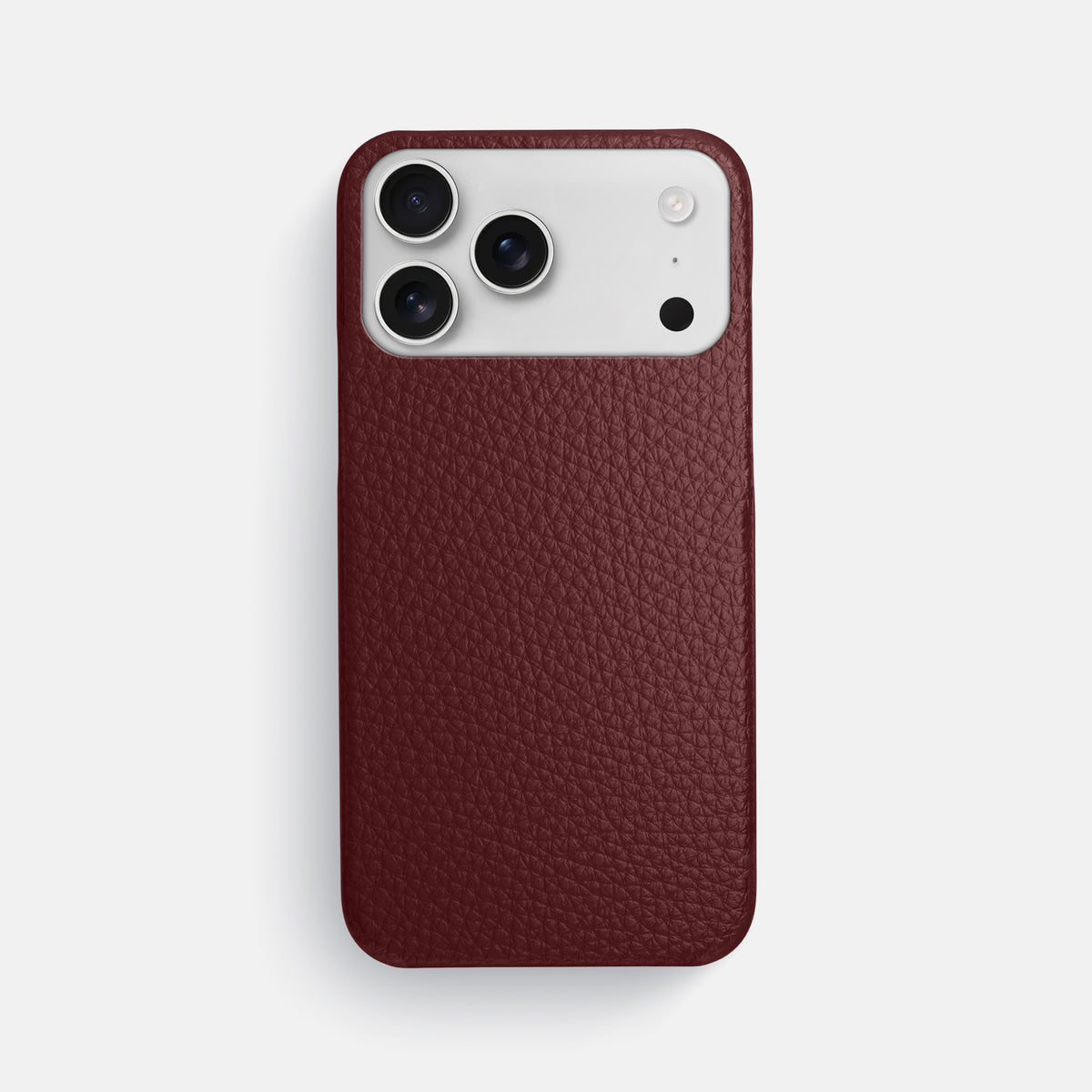 Slim Case For iPhone 17 Pro Max In Calf -1 | Bordeaux