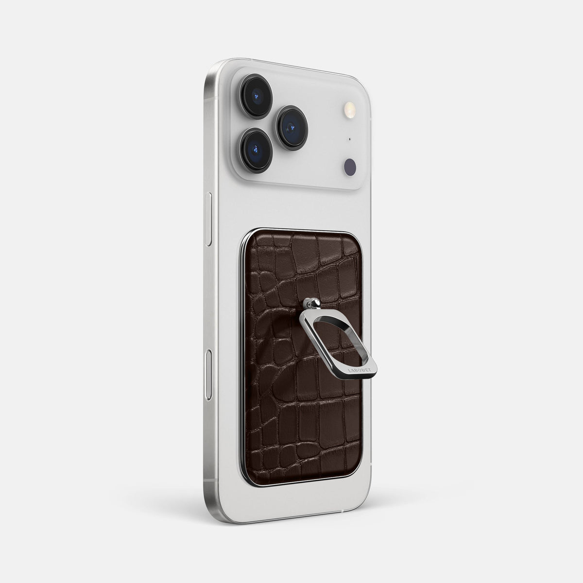 MagSafe Ring For iPhone 18 Pro Max In Alligator -2 | Dark-Brown-Steel