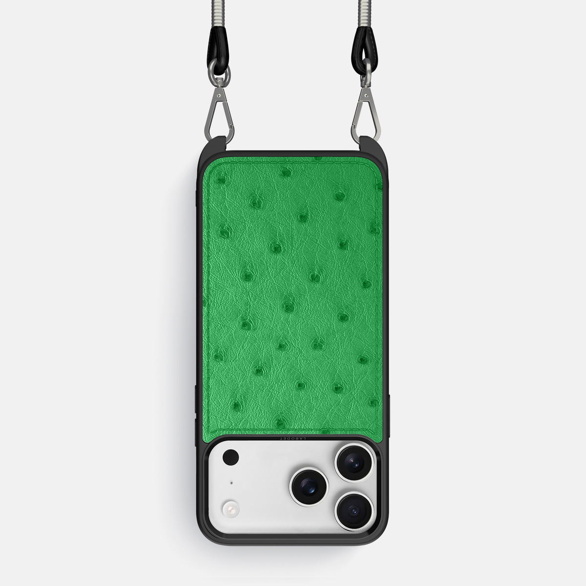 Crossbody Sport Case For iPhone 17 Pro In Ostrich -1 | Kentucky-Green