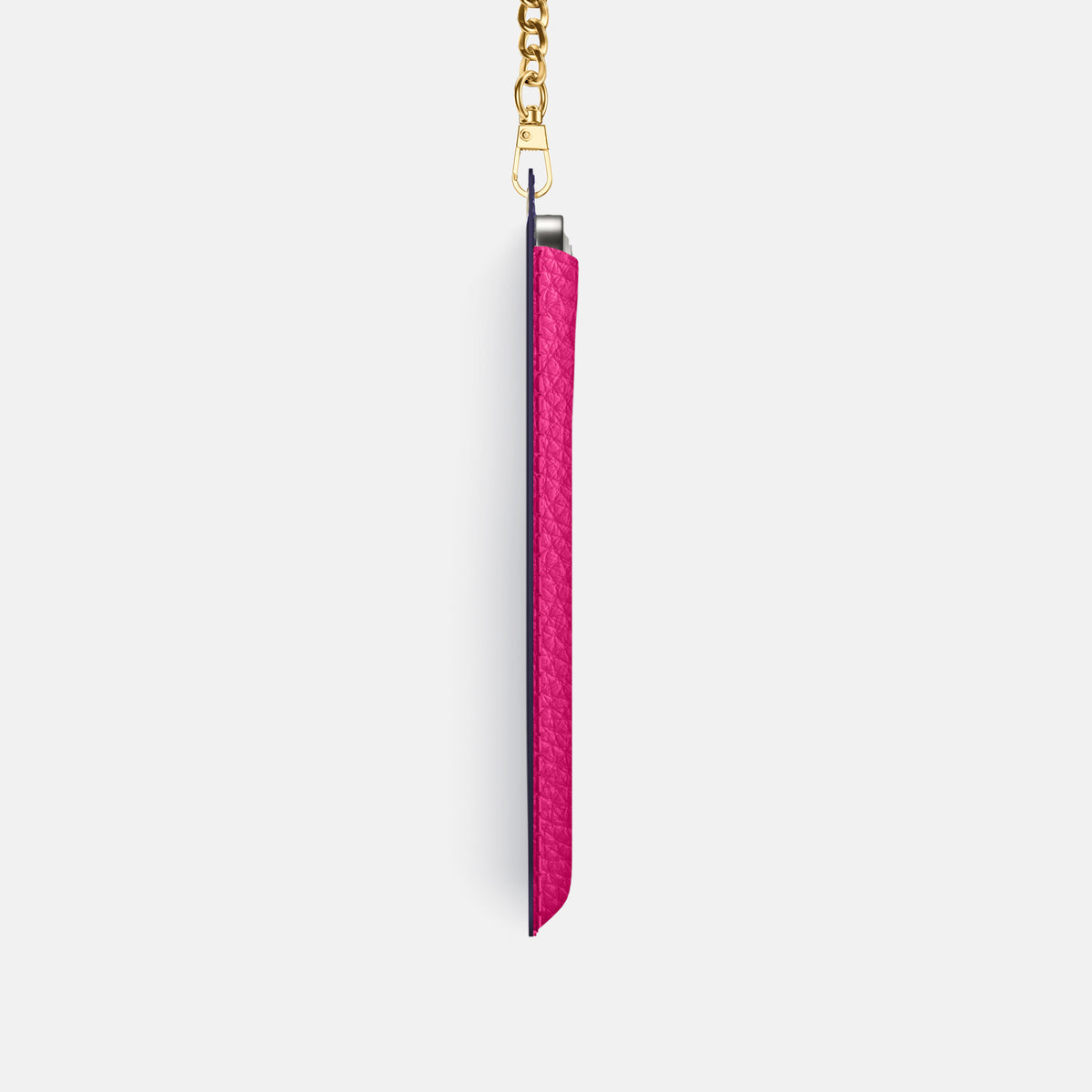 Crossbody Bag For iPhone 17 Pro In Calf -4 | Magenta-Gold