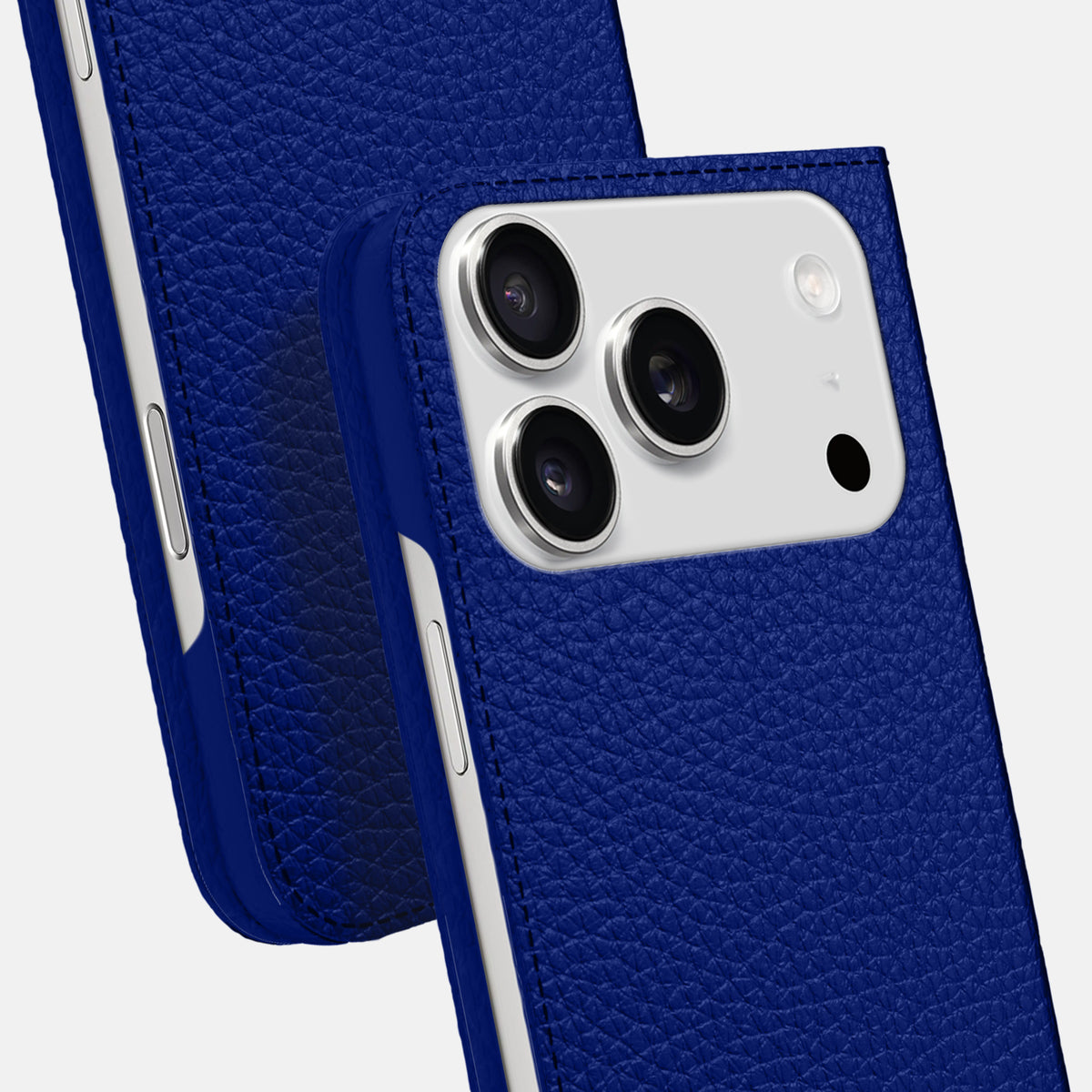 Folio Slim Case For iPhone 17 Pro In Calf -5 | Royal-Blue