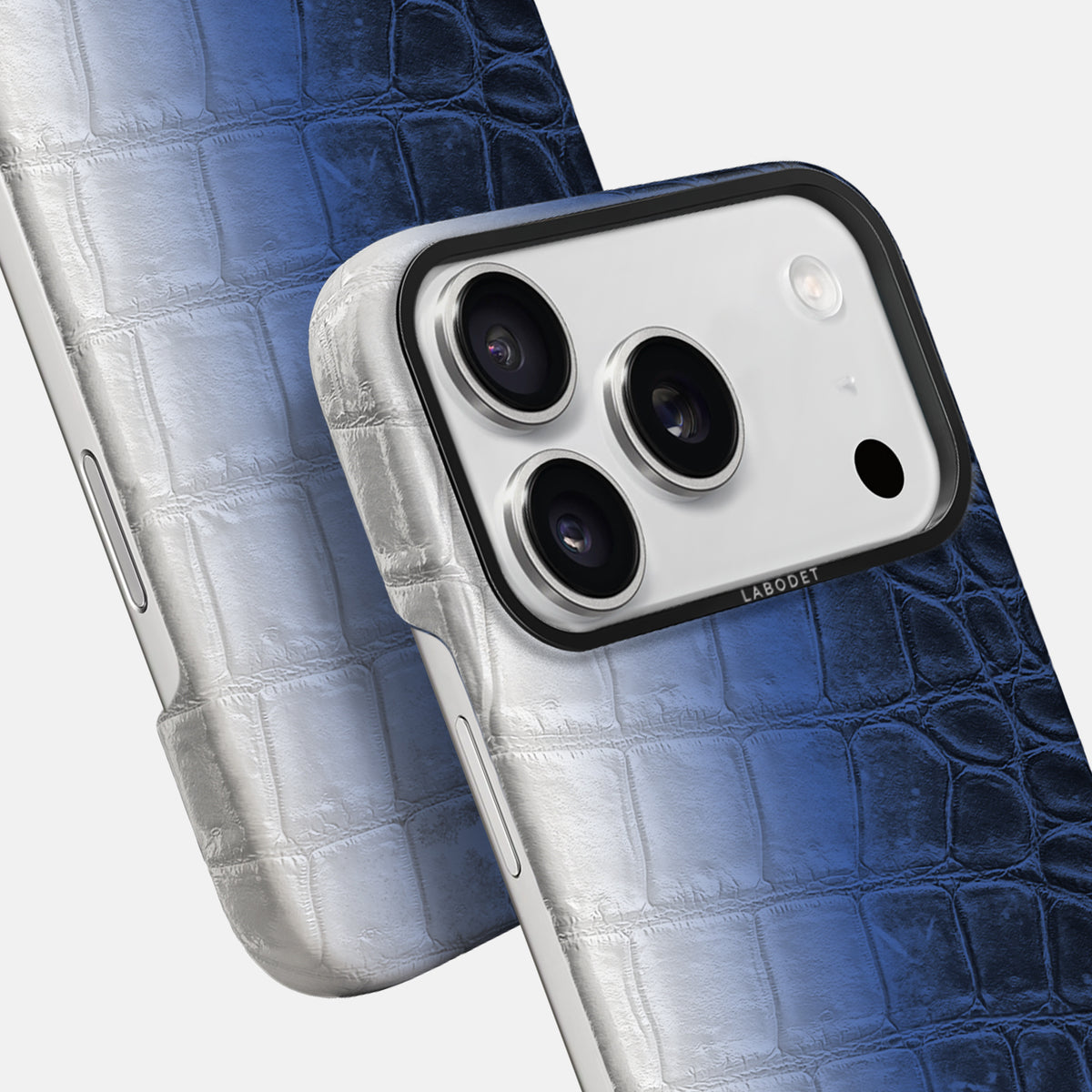 Classic Case For iPhone 17 Pro Max In Himalayan Crocodile -5 | Navy-Blue-Black