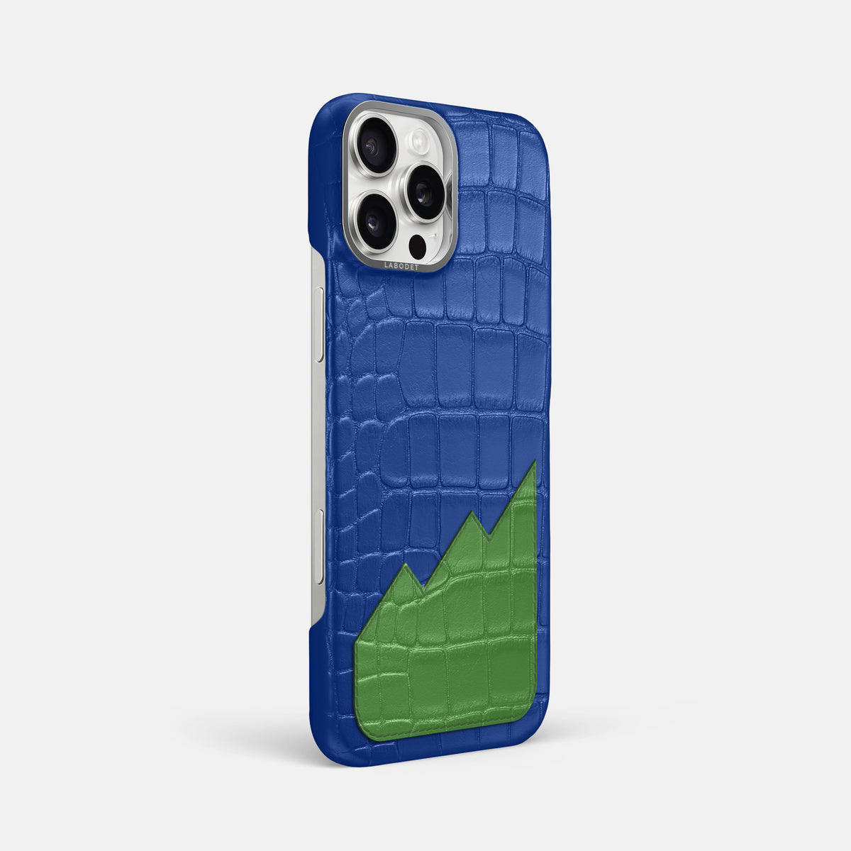 Classic Case With UpOnly For iPhone 16 Pro Max In Alligator -2 | Royal-Blue-Steel