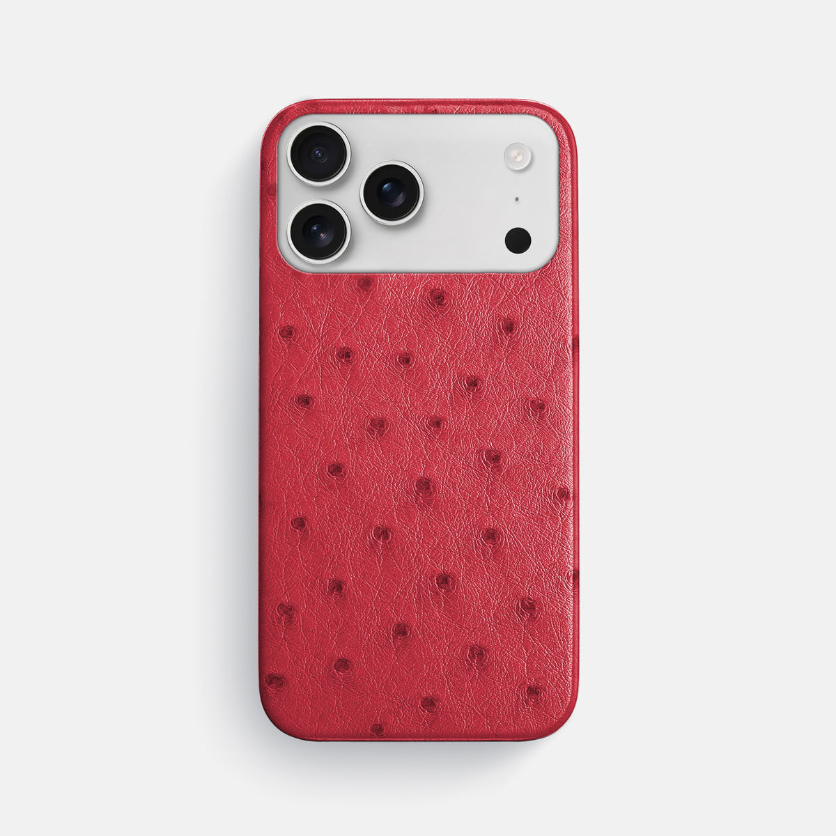 Slim Case For iPhone 17 Pro Max In Ostrich -1 | Red