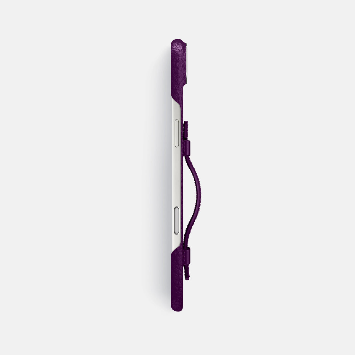 Handle Case For iPhone 17 Air In Calf -3 | Violet-Steel