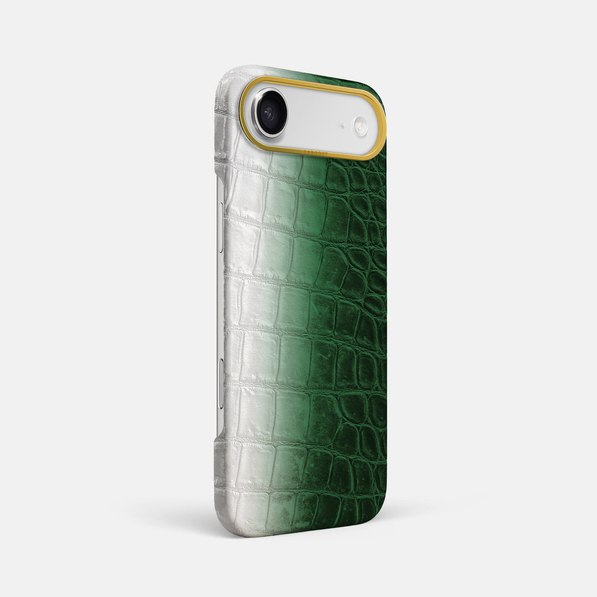 Classic Case For iPhone 17 Air In Himalayan Crocodile -2 | Green-Gold